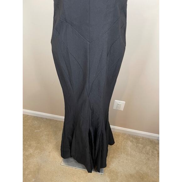 Michael Costello Billie Black Bustier Strapless Bodycon Maxi Dress Size XS - Picture 5 of 8